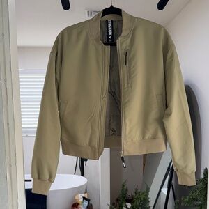 Gymshark Olive Bomber Jacket